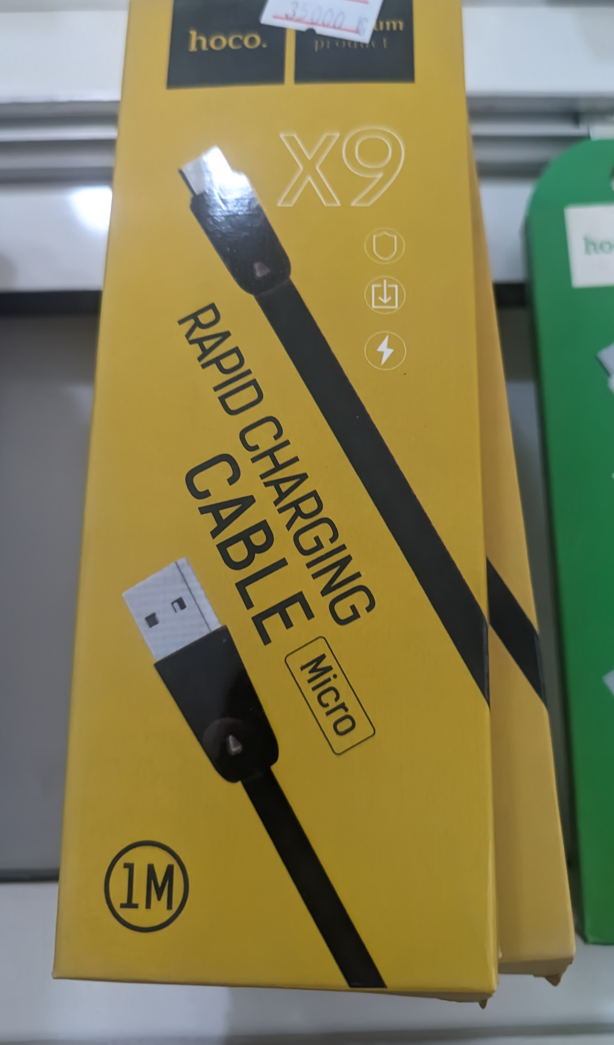 کابل x9 پک زرد